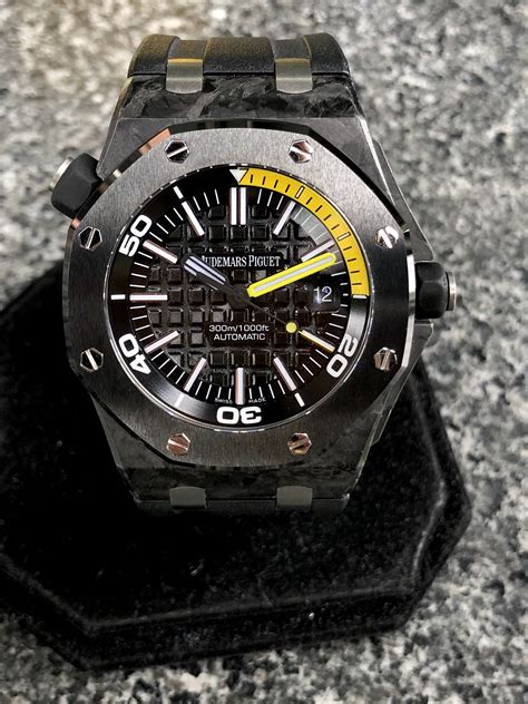 audemars piguet diver carbon replica|AP ROO Diver .